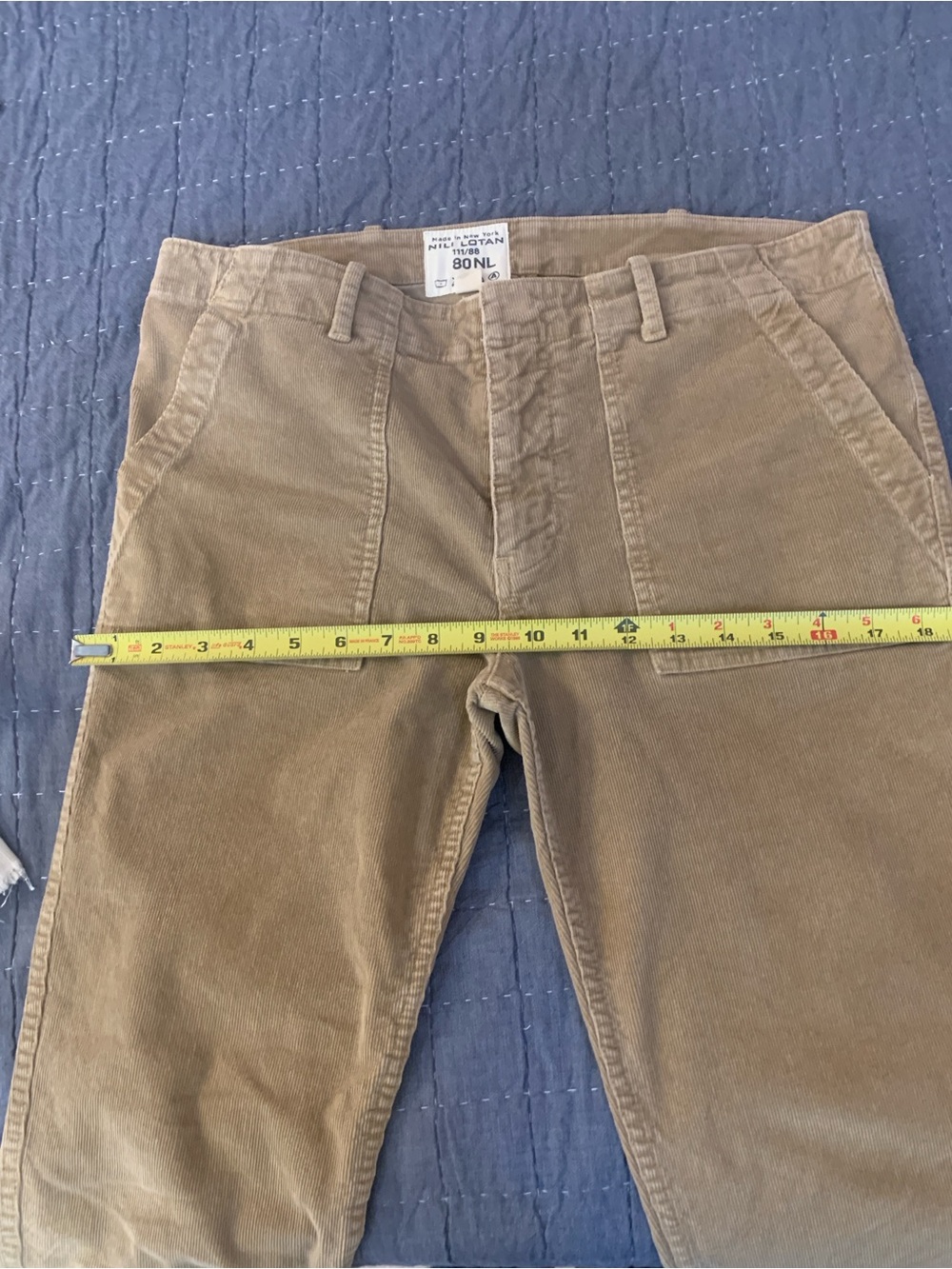 Nili Lotan 80NL Straight Leg Pants in Brown Size 8 - Picture 5 of 8